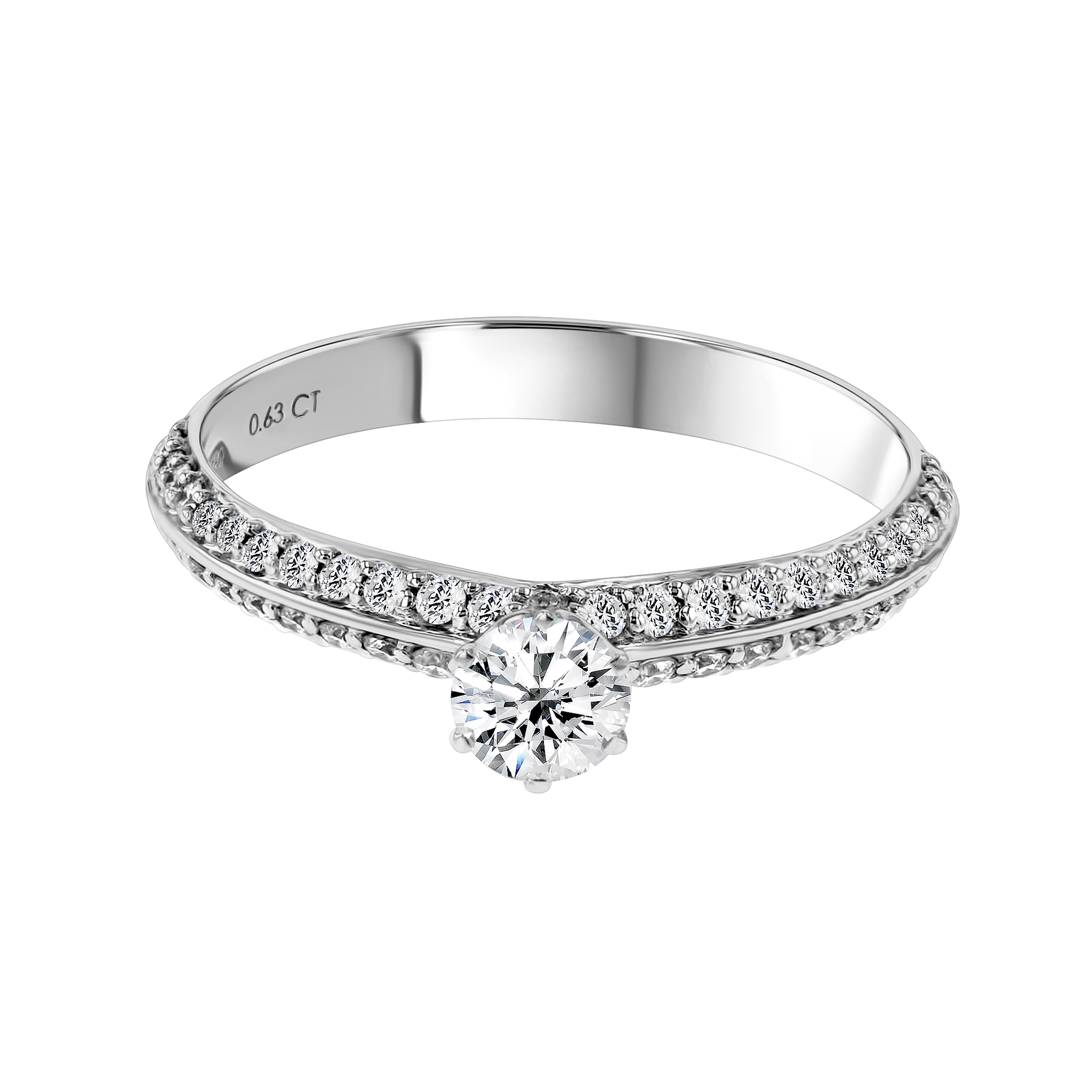 Damas Engagement Brilliant Diamond Ring 0 40 Carat