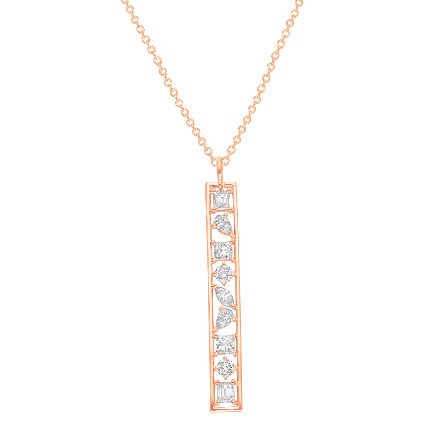 Aerial 18K Rose Gold Pendant Chain