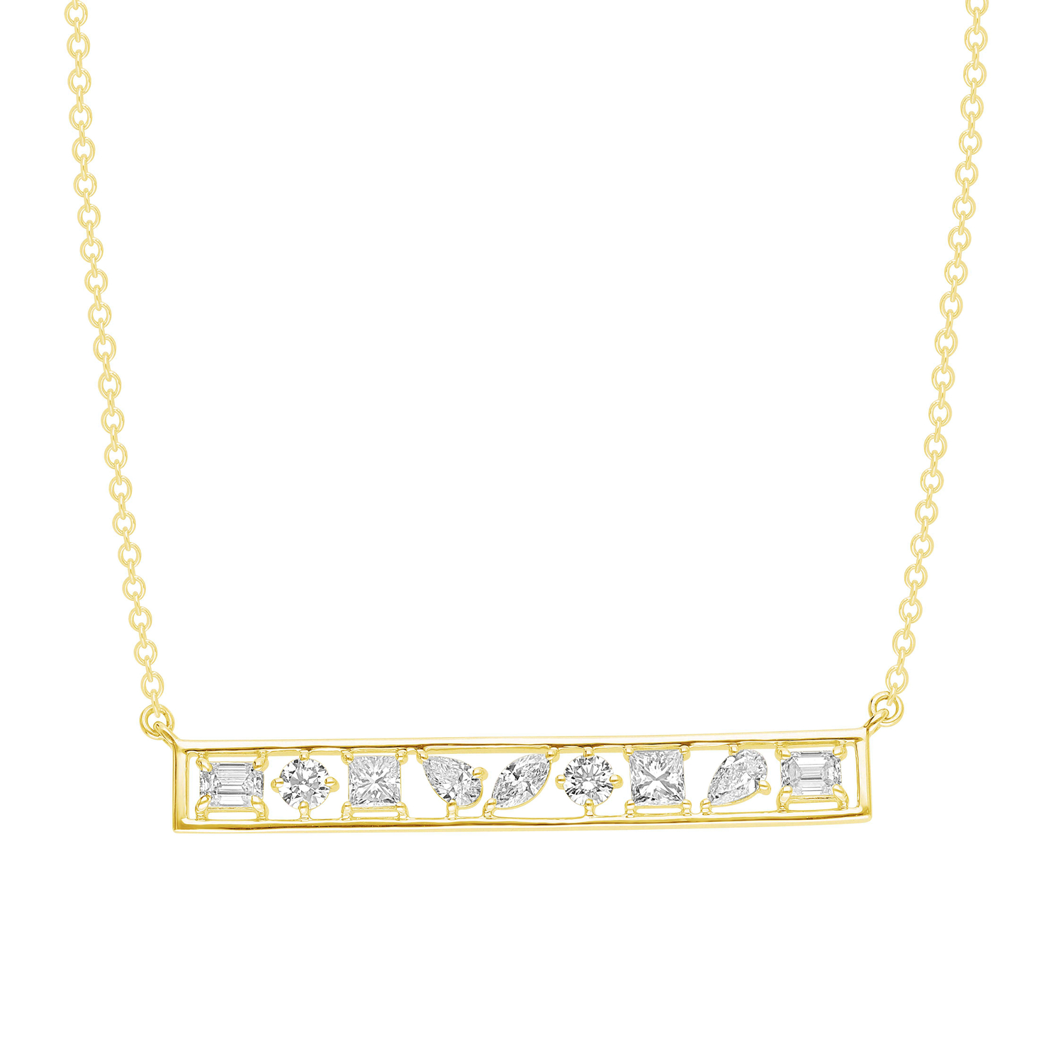 Aerial 18k Yellow Gold Necklace