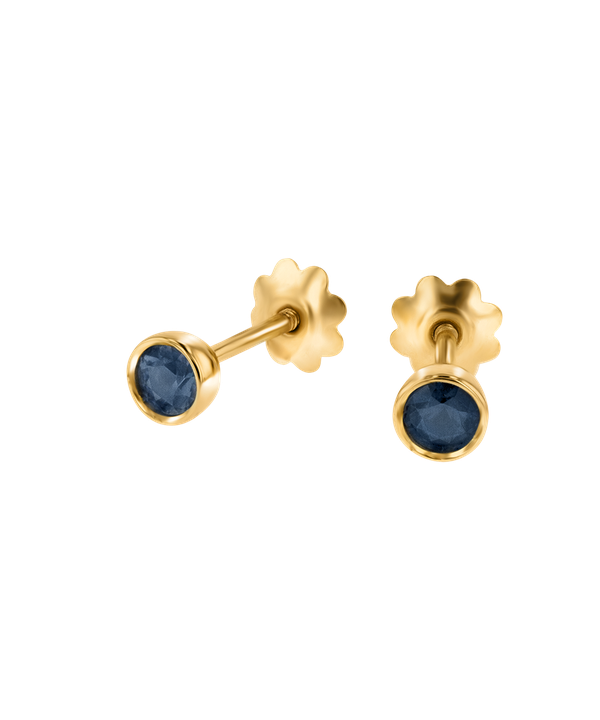 Children's Jewellery Ara Blue Sapphire September Birthstone Earrings