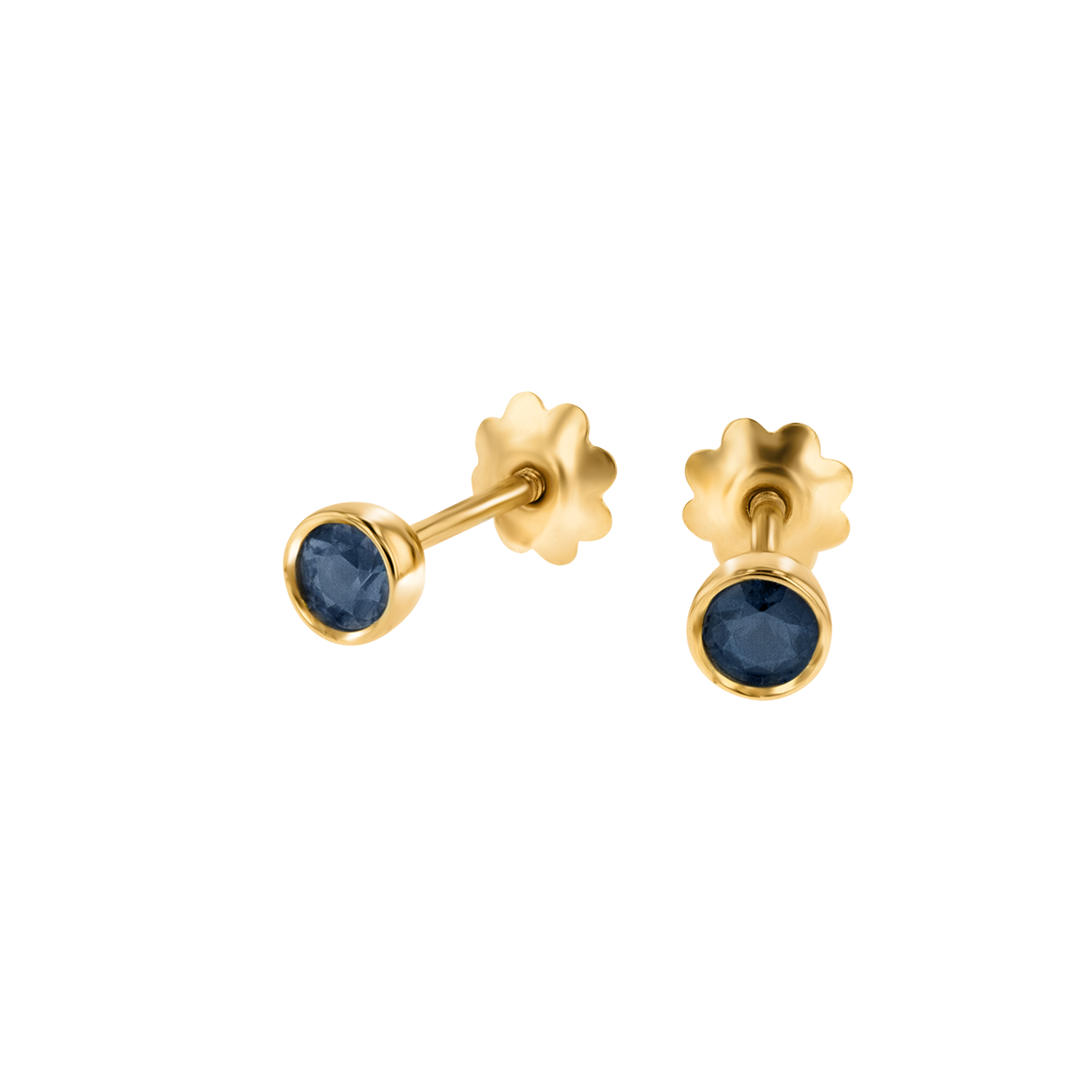 Children's Jewellery Ara Blue Sapphire September Birthstone Earrings