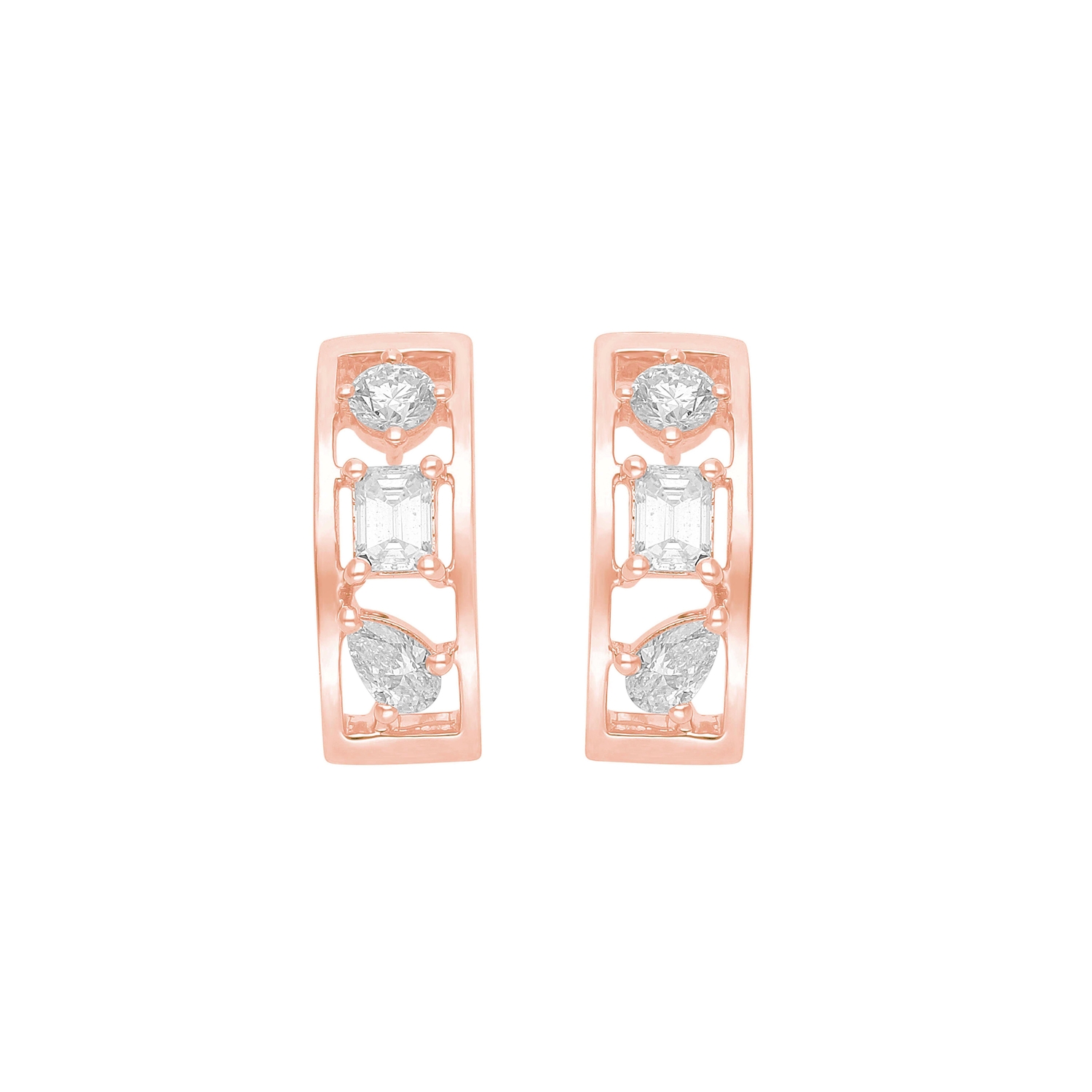 Aerial 18k Rose Gold Earrings