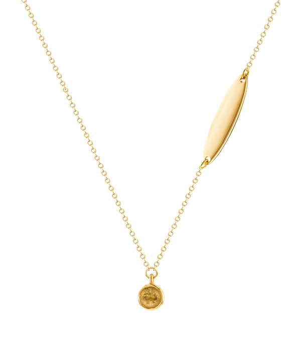 Children's Jewellery Ara Citrine November Birthstone Necklace