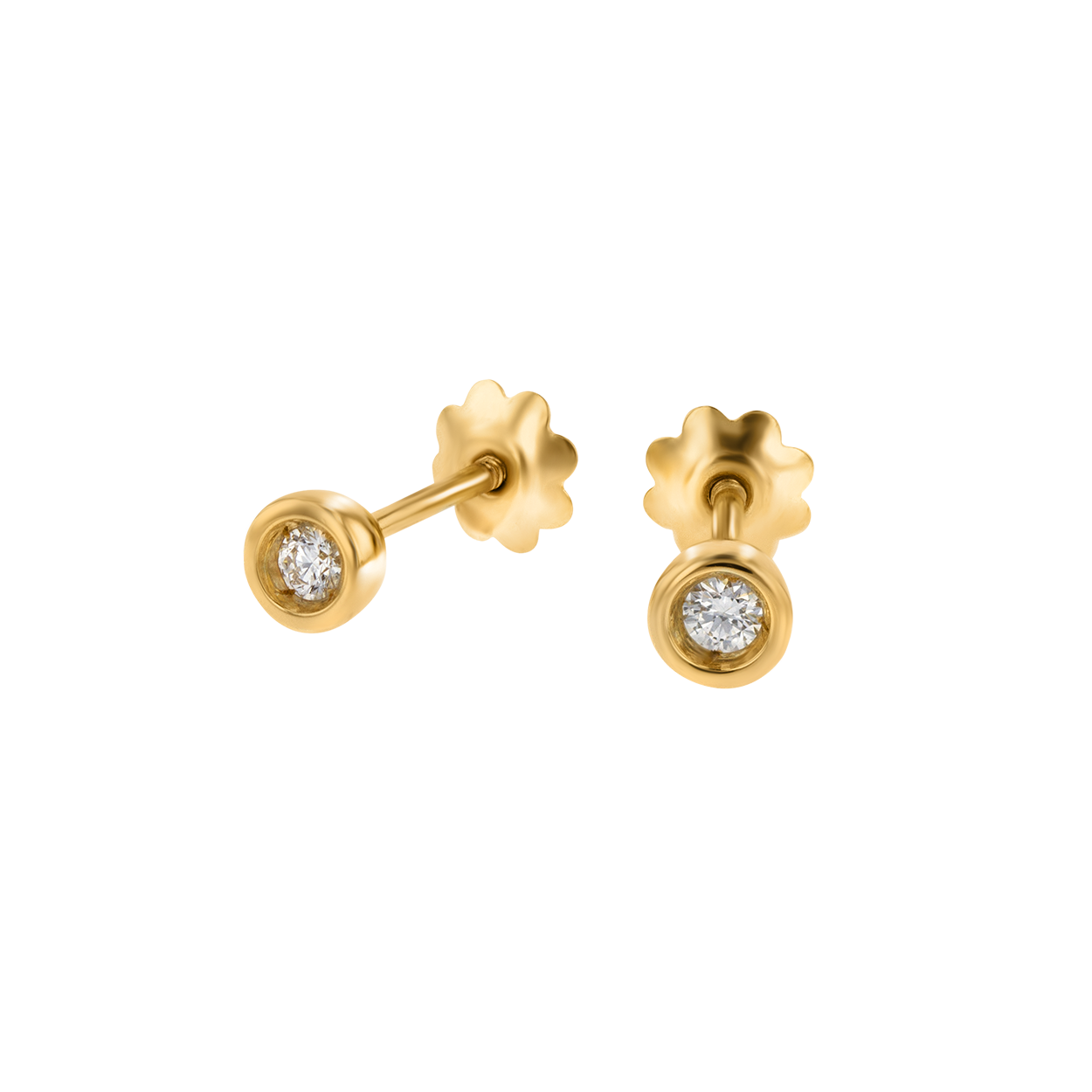 Children's Jewellery Ara Diamond April Birthstone Earrings