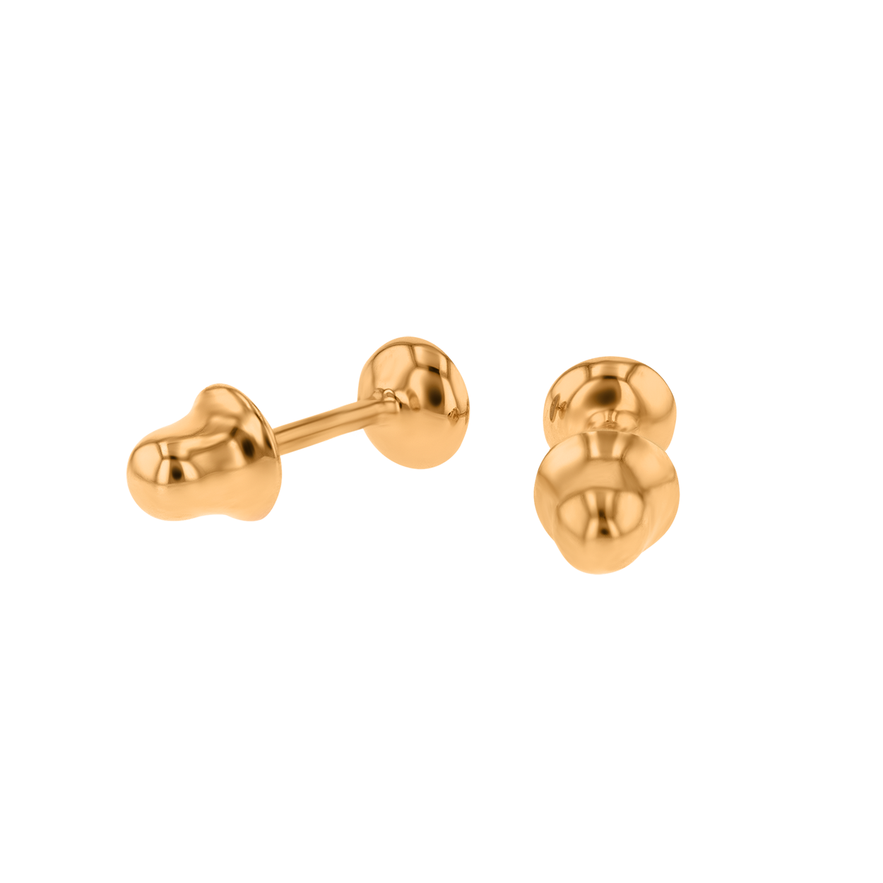 Children's Jewellery Ara Diamond Earrings With Coquelicot Enamel