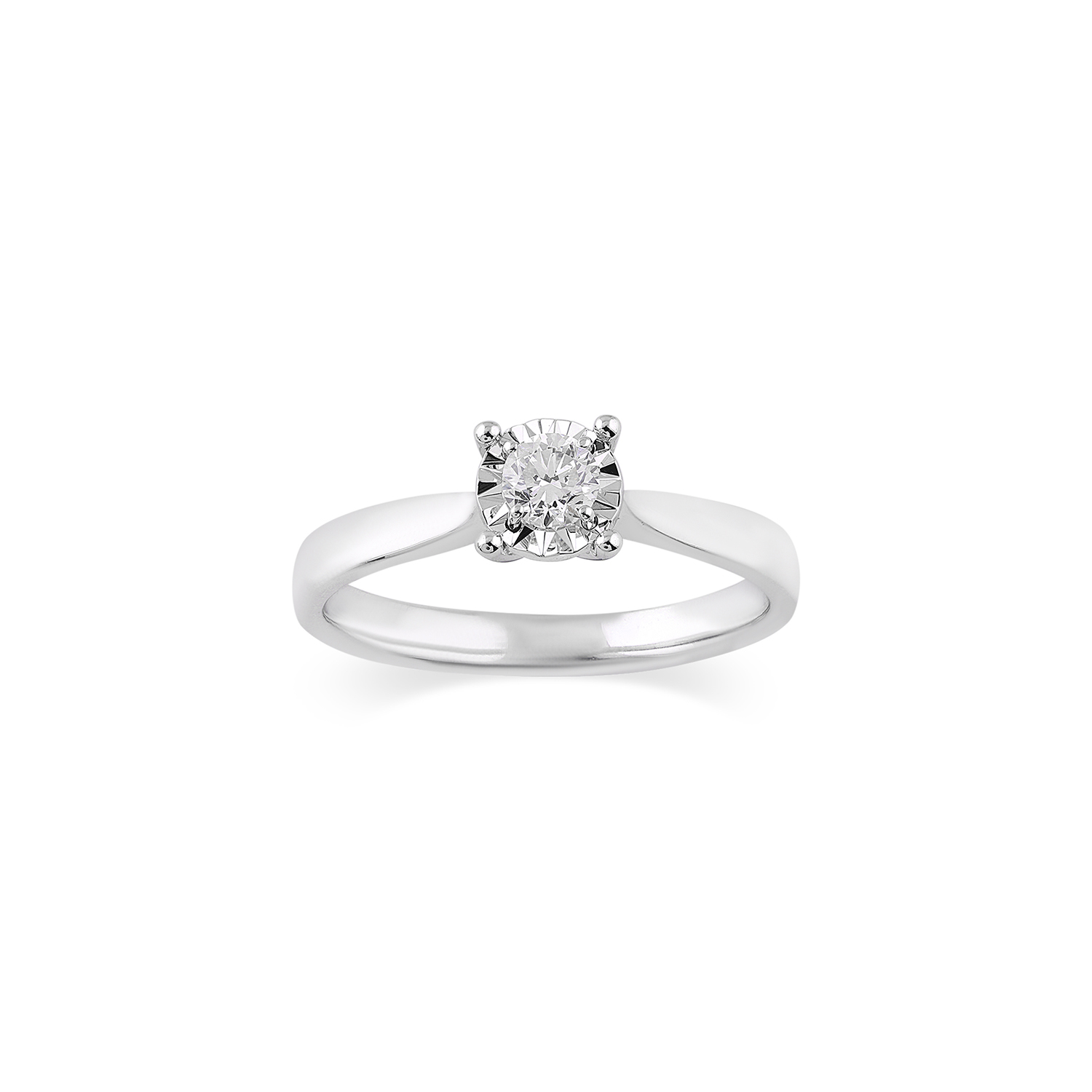 18k White Gold Diamond Ring