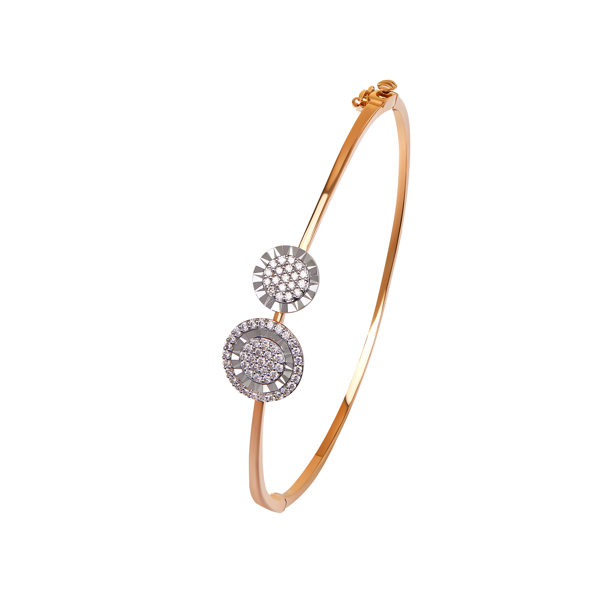 Diamond Bangle In 18k Gold