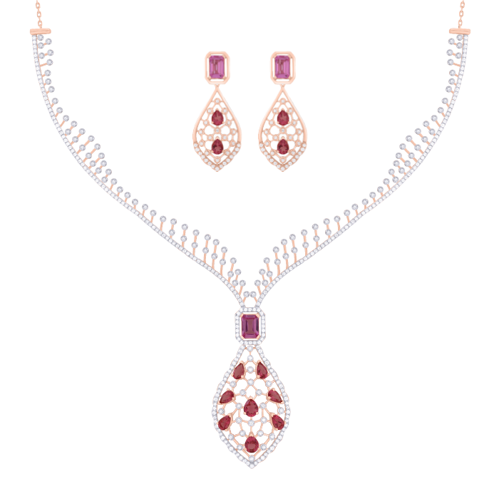 Necklace With Earrings