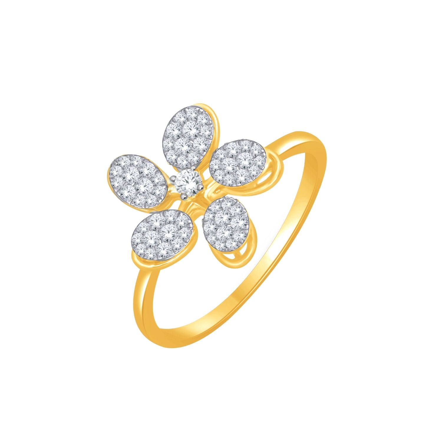 Alyssa 18kt Yellow Gold Diamond Ring