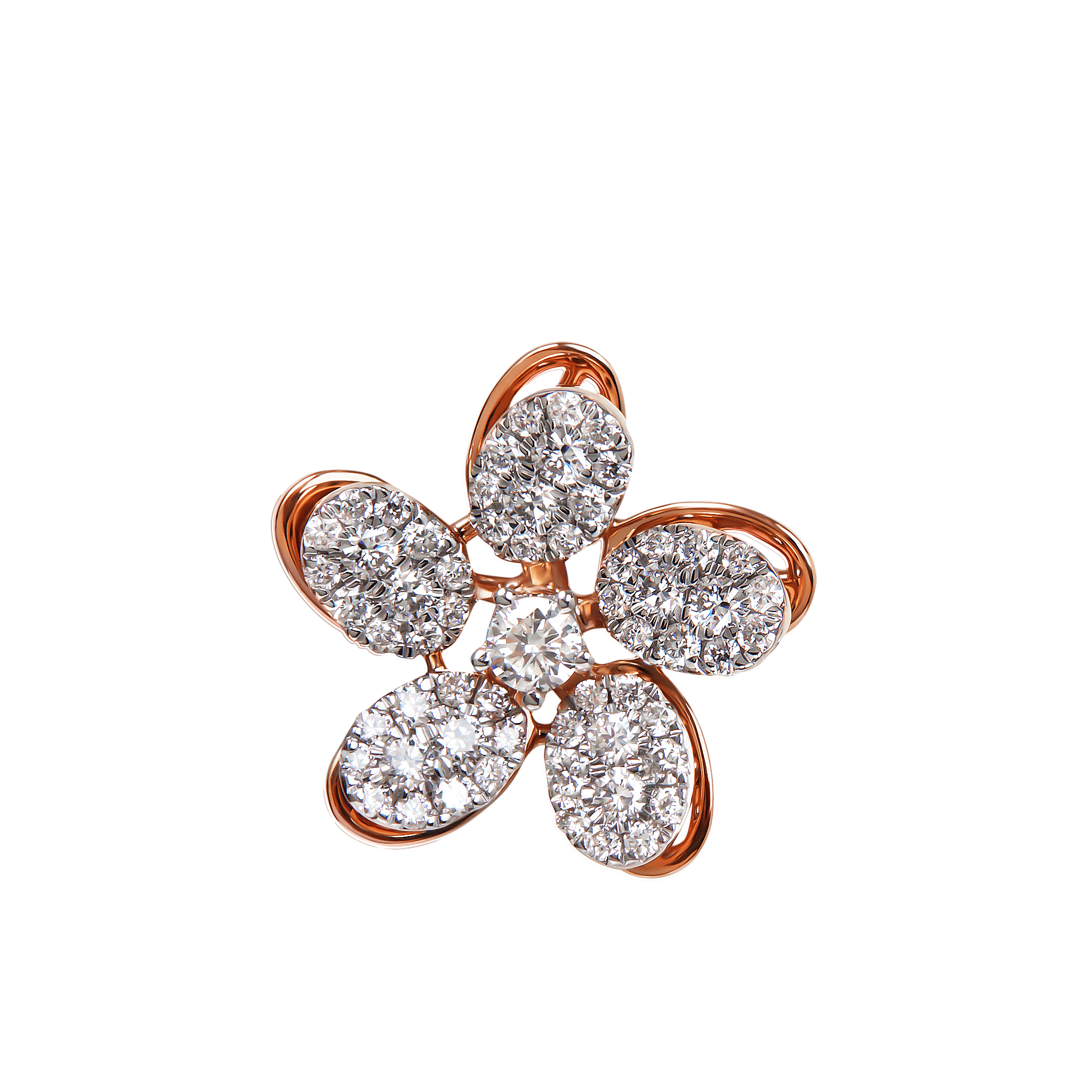 Diamond Necklace & Earring In 18k Gold