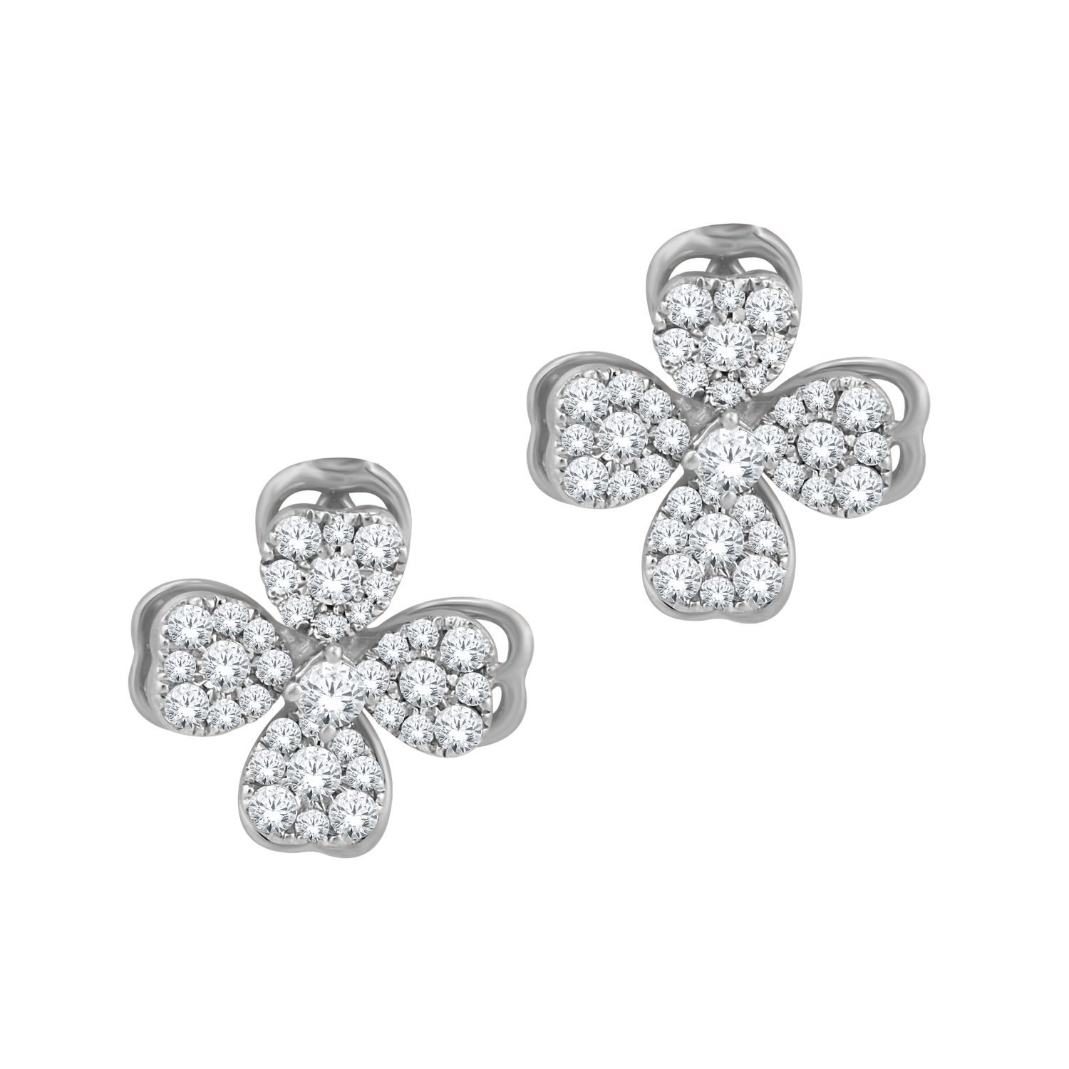 Alyssa 18kt White Gold Diamond Earrings