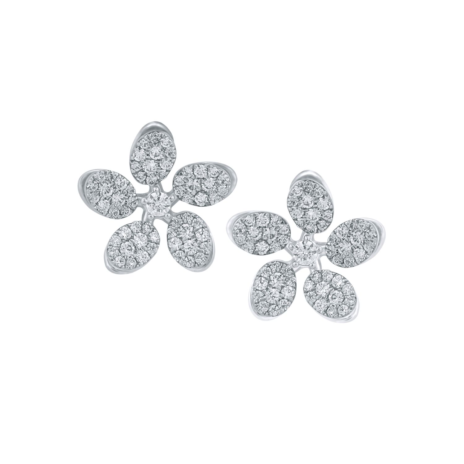 Alyssa 18kt White Gold Diamond Earrings