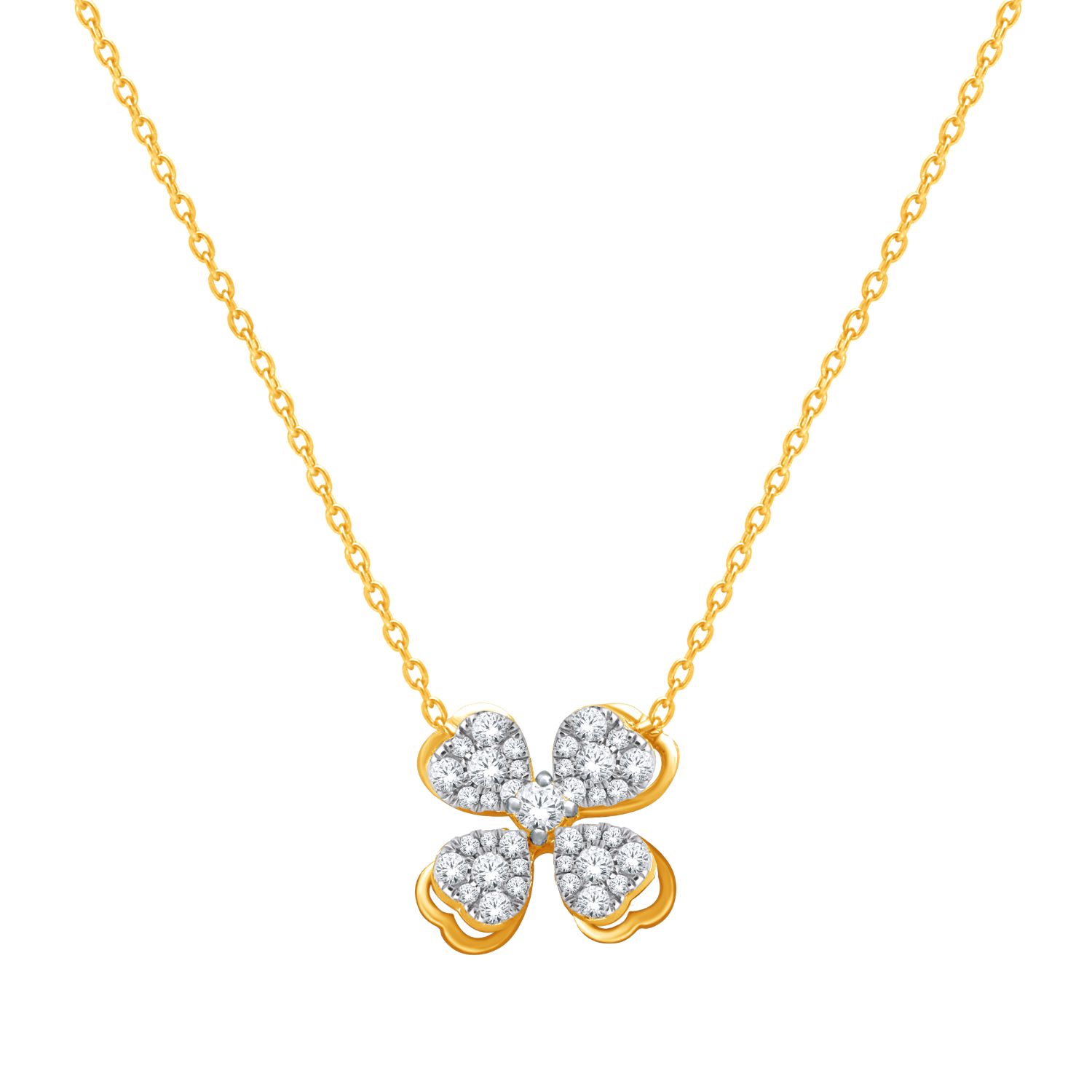 Alyssa 18kt Yellow Gold Diamond Necklace