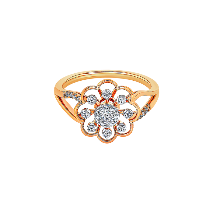 Diamond Ring In 18k Gold