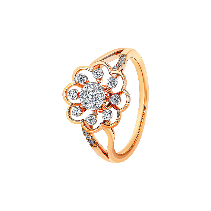 Diamond Ring In 18k Gold