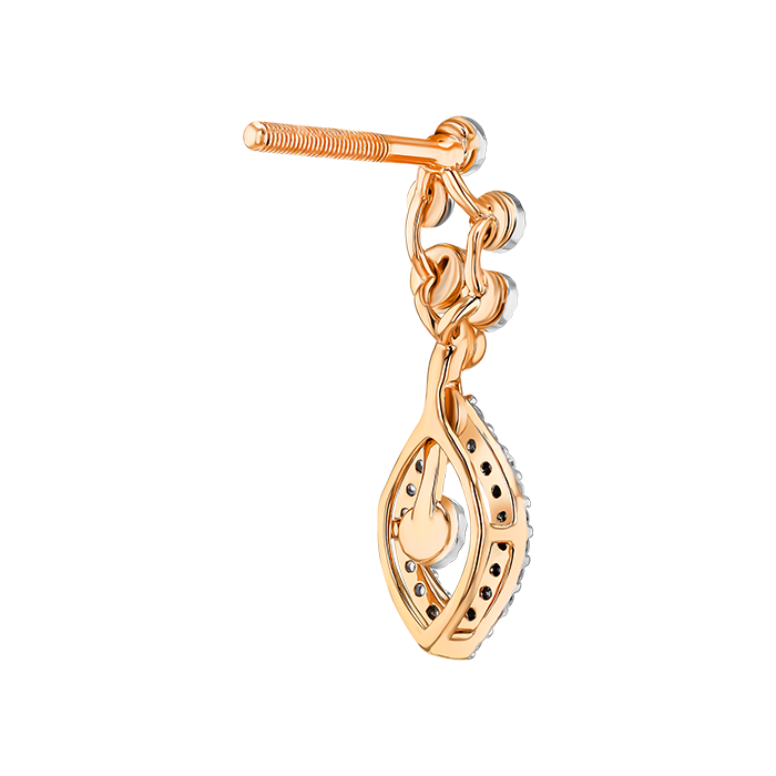 Diamond Necklace & Earring In 18k Gold
