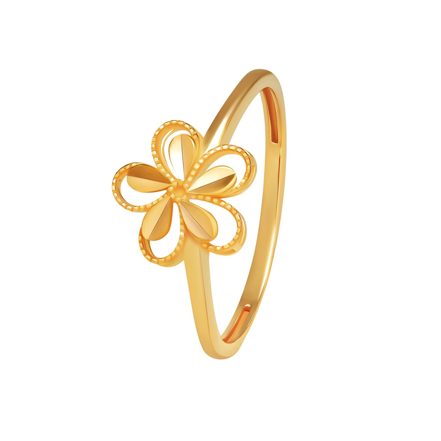 Anmol Floret 21k Yellow Gold Ring