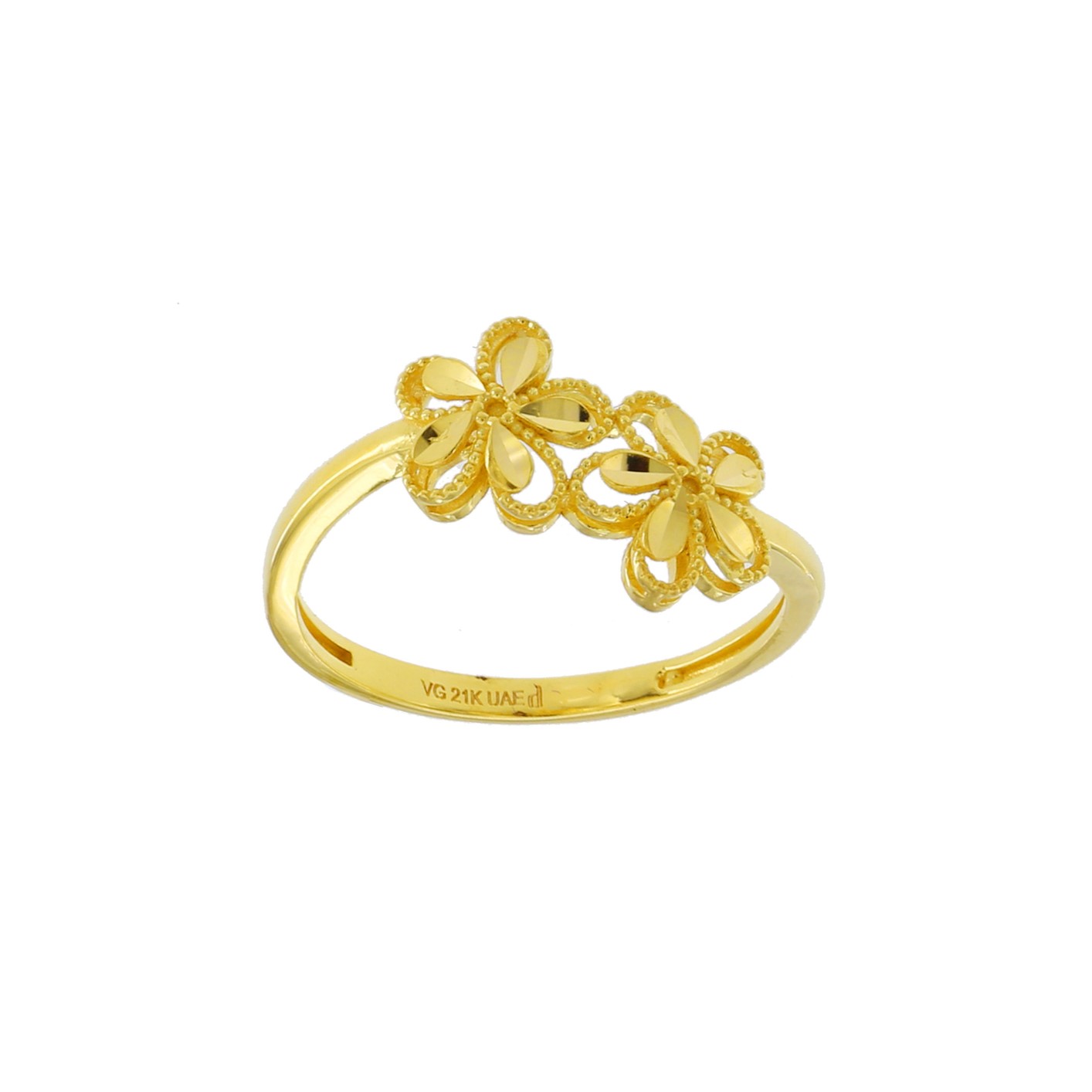 Anmol Floret 21k Yellow Gold Ring
