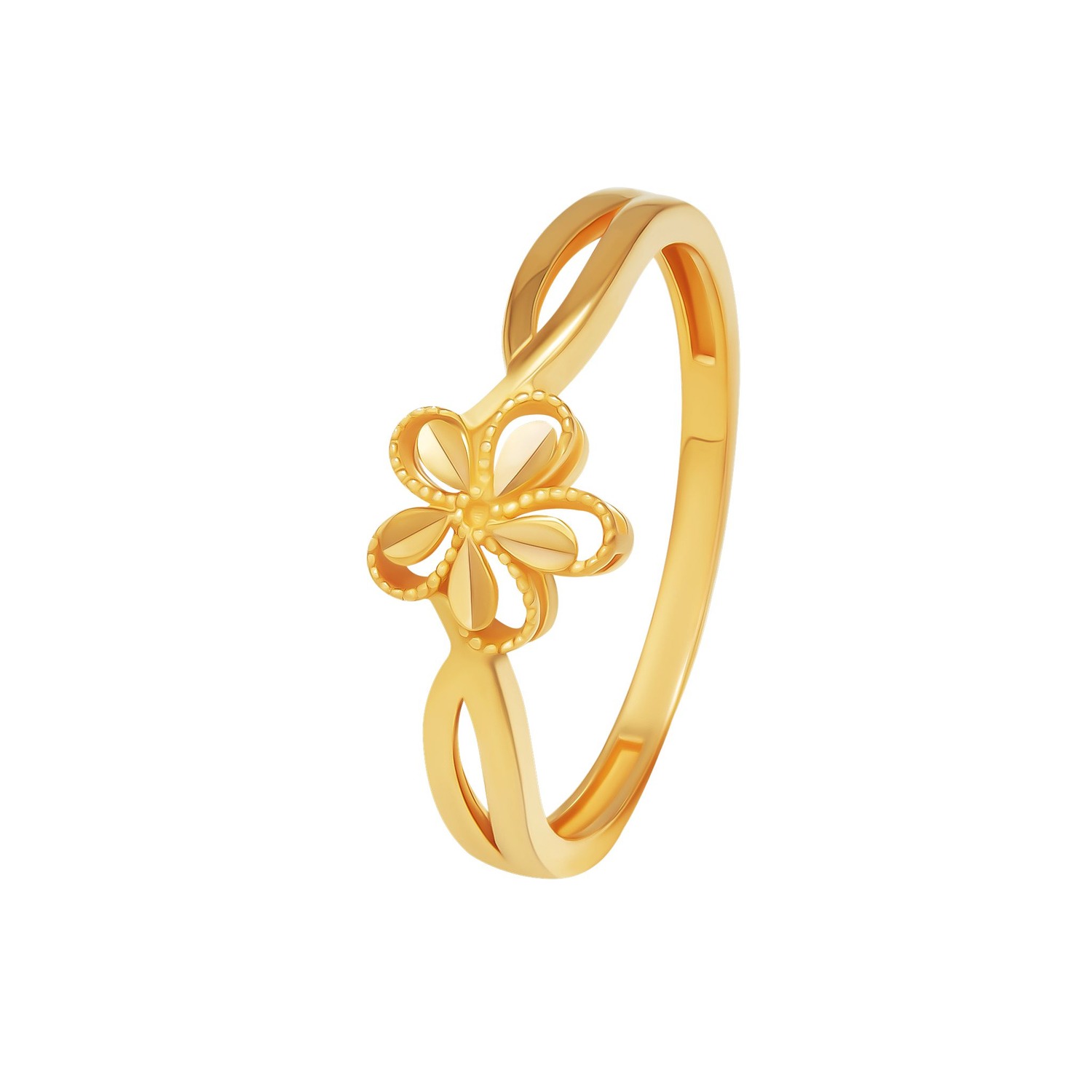 Anmol Floret 21k Yellow Gold Ring