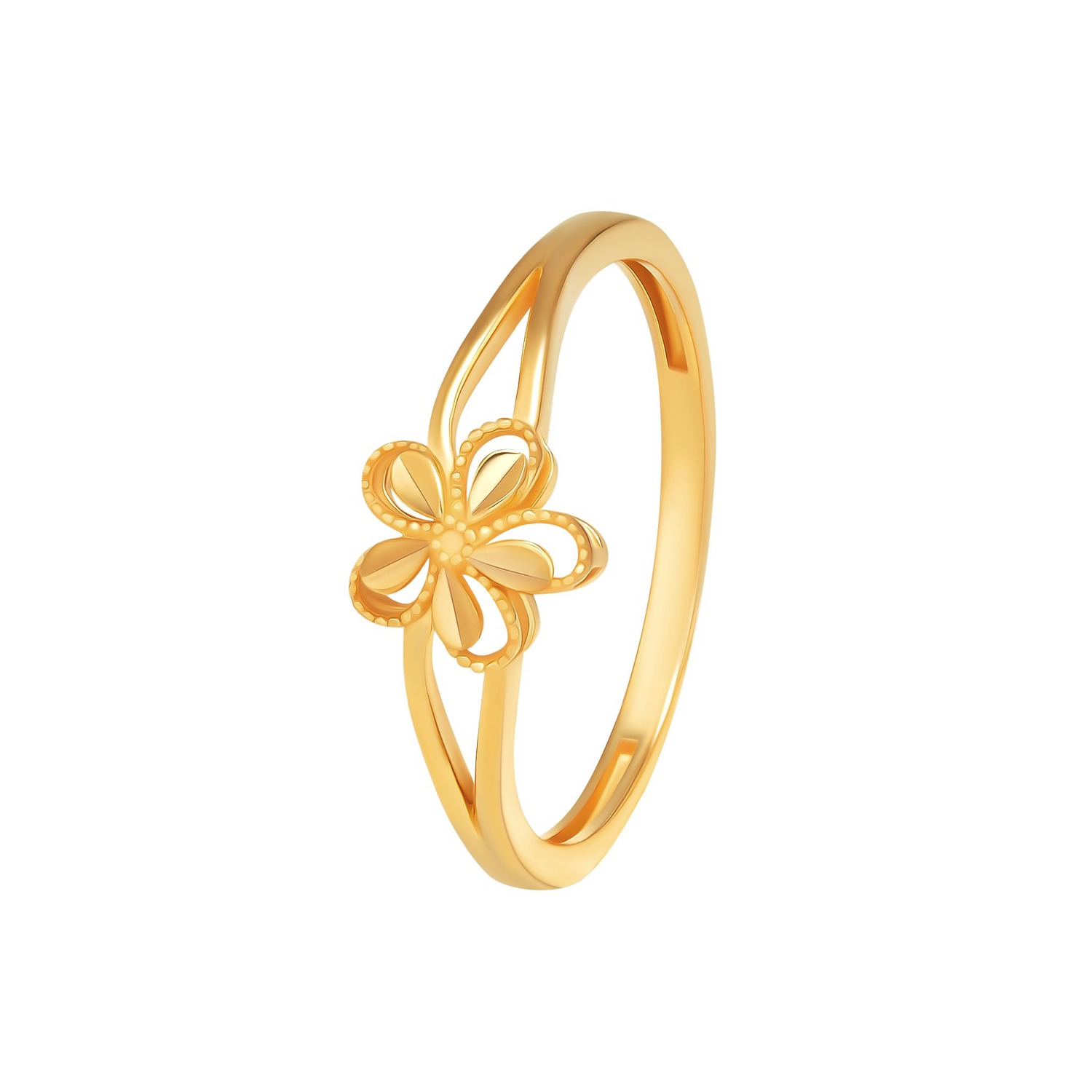 Anmol Floret 21k Yellow Gold Ring