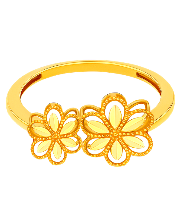 Floret Ring in 21K Yellow Gold