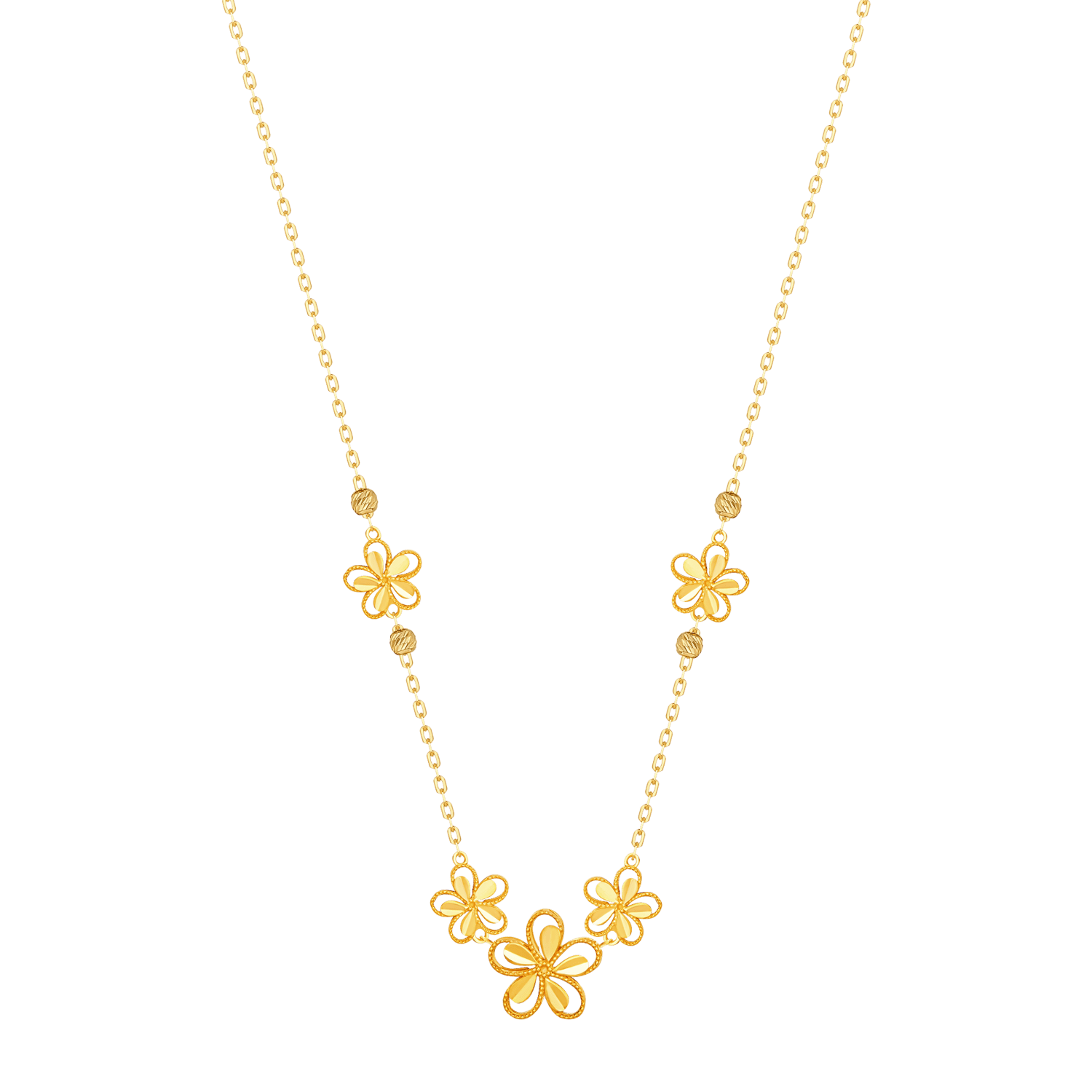 Anmol Floret 21K Gold Necklace