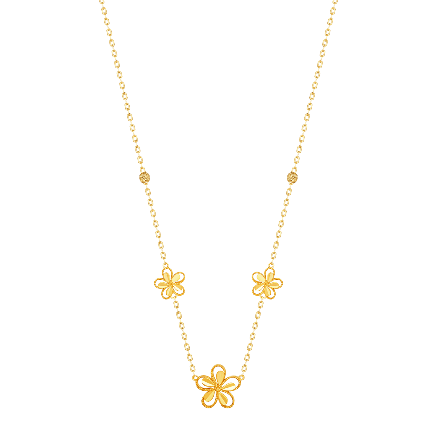 Anmol Floret 21K Gold Necklace