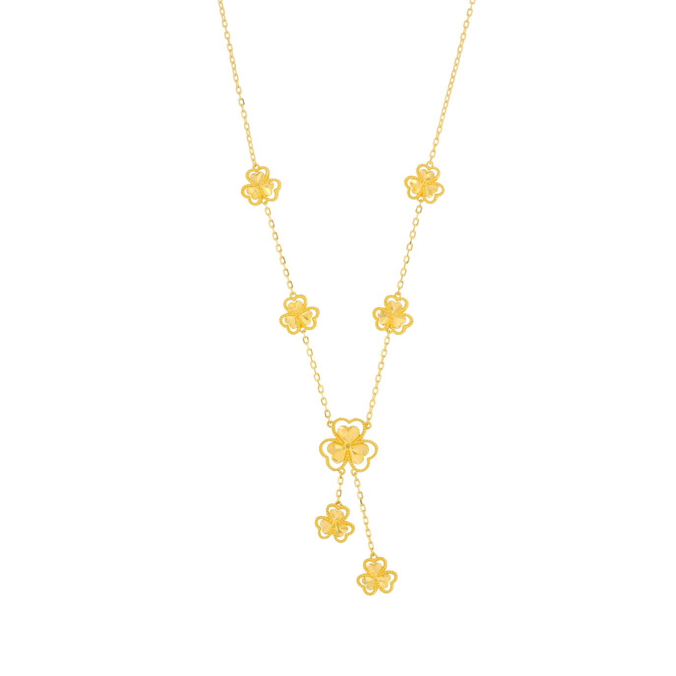 Anmol Floret 21k Yellow Gold Necklace