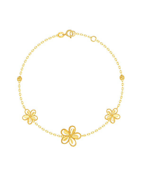 Anmol Floret 21k Gold Bracelet
