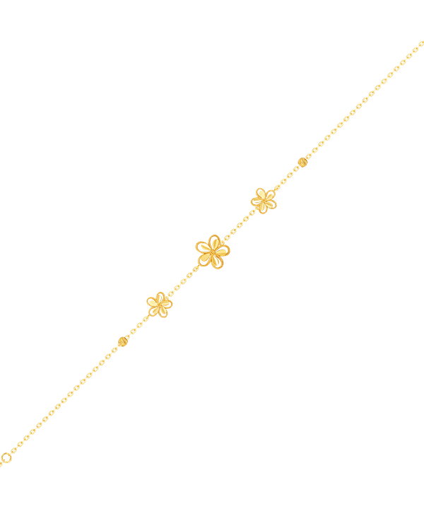 Anmol Floret 21k Gold Bracelet