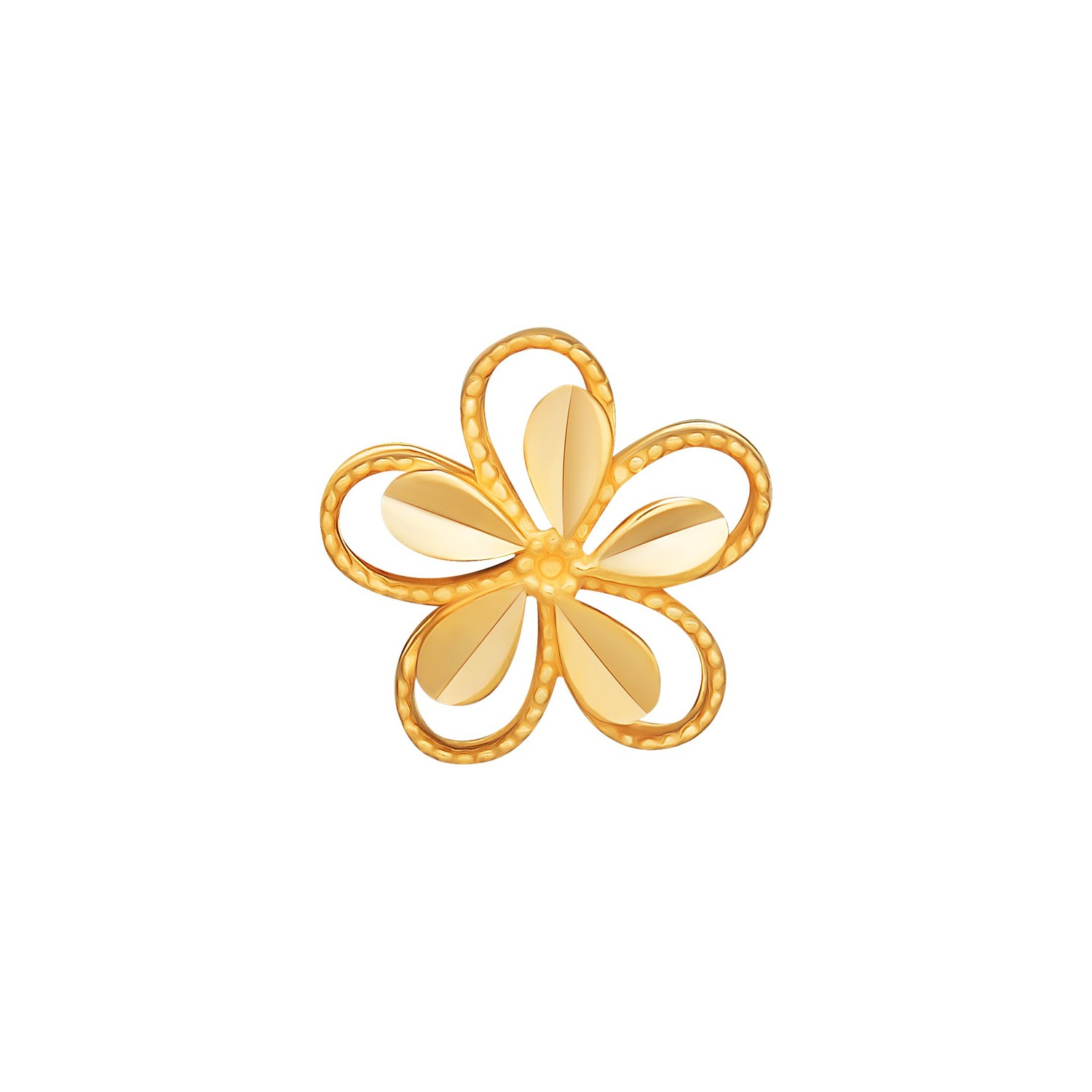 Anmol Floret 21k Gold Earrings