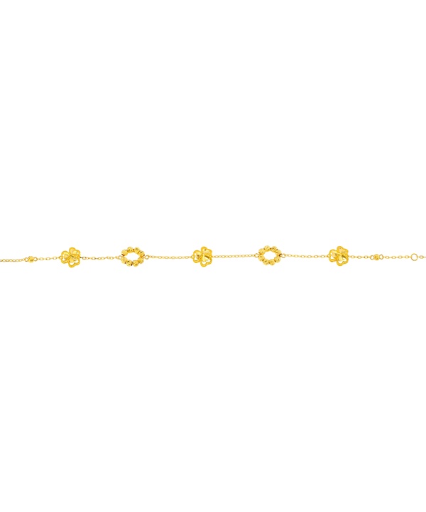 Anmol Floret 21k Yellow Gold Bracelet