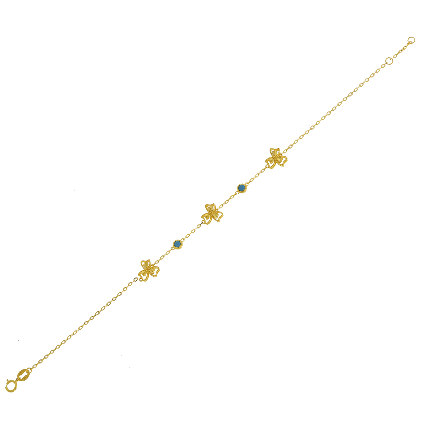 Anmol Floret 21k Yellow Gold Bracelet