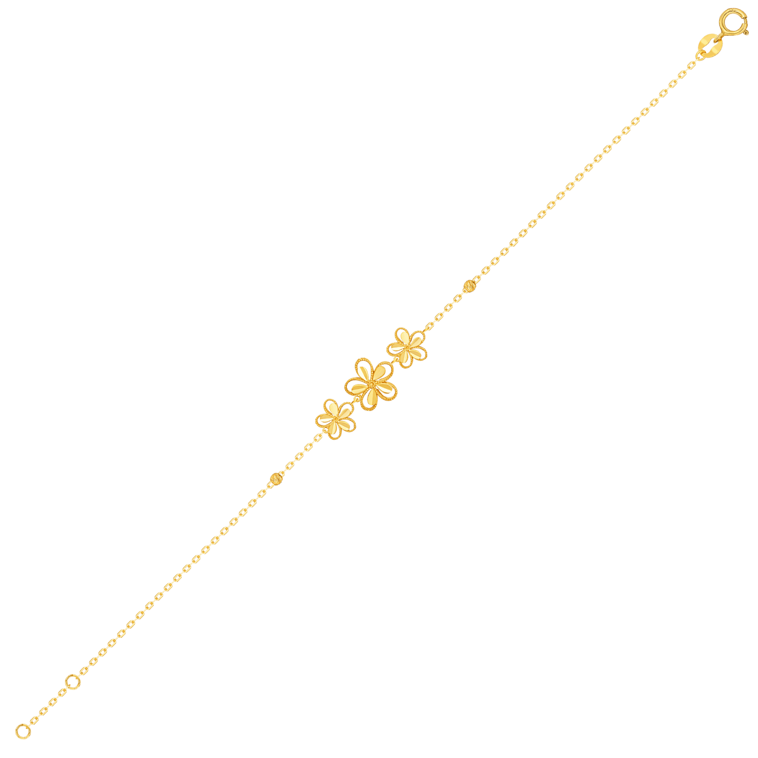 Floret Bracelet in 21K Yellow Gold