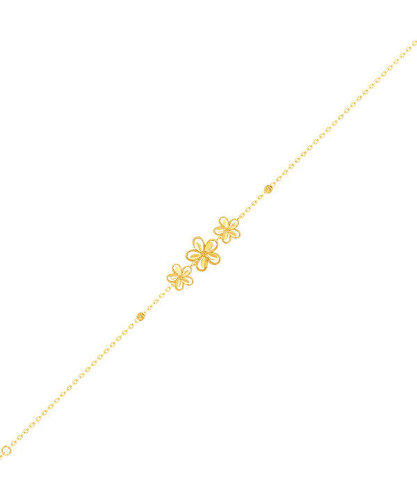 Anmol Floret 21k Yellow Gold Bracelet