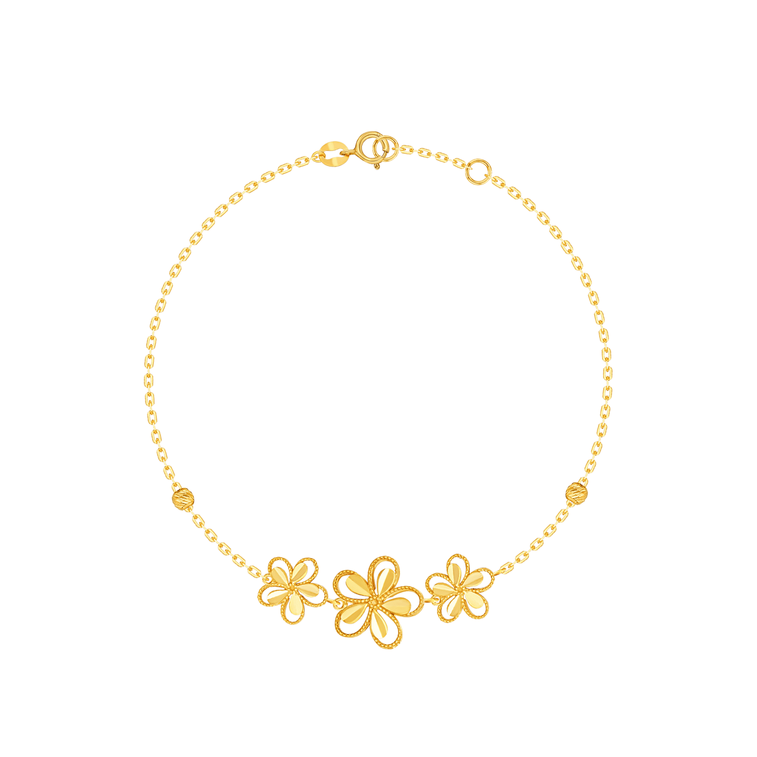 Floret Bracelet in 21K Yellow Gold