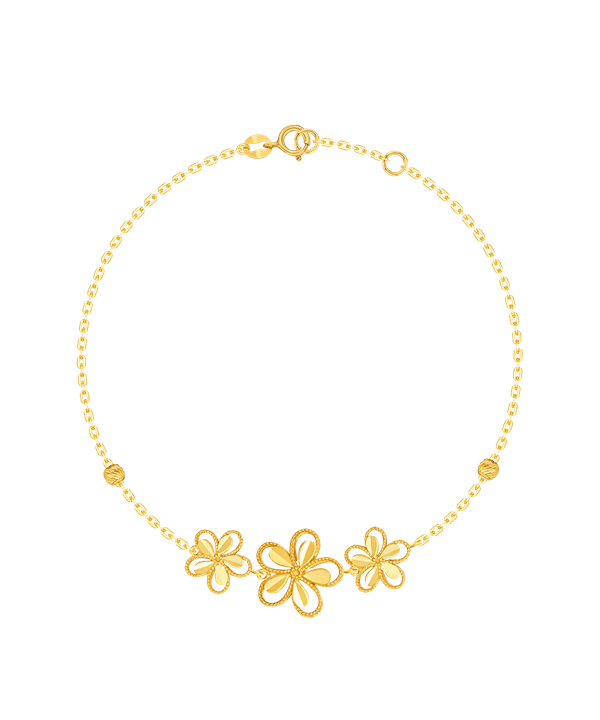 Anmol Floret 21k Yellow Gold Bracelet