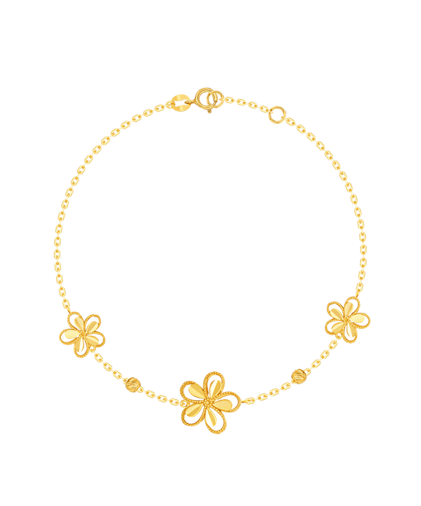 Anmol Floret 21k Gold Bracelet