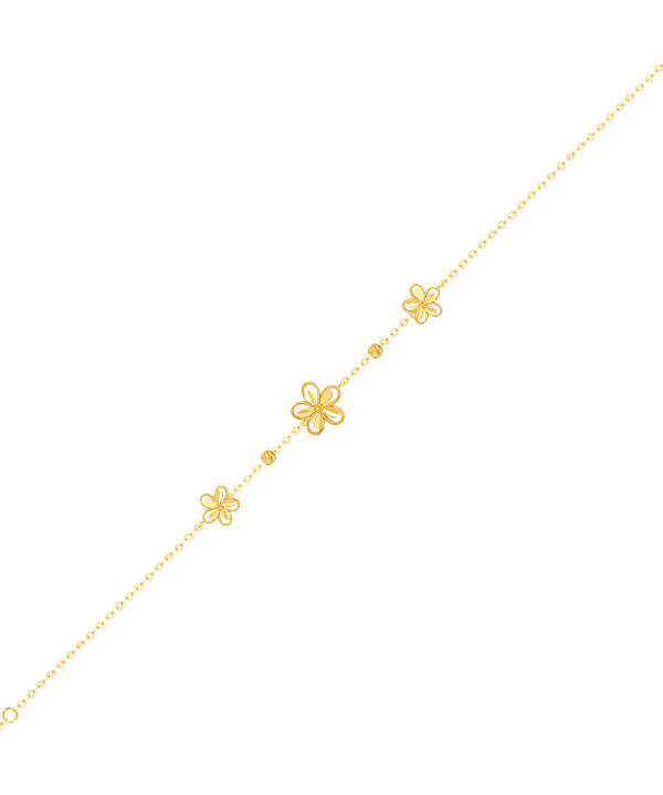 Anmol Floret 21k Gold Bracelet