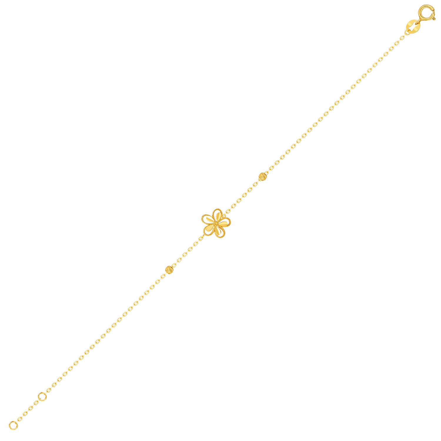 Anmol Floret 21k Gold Bracelet