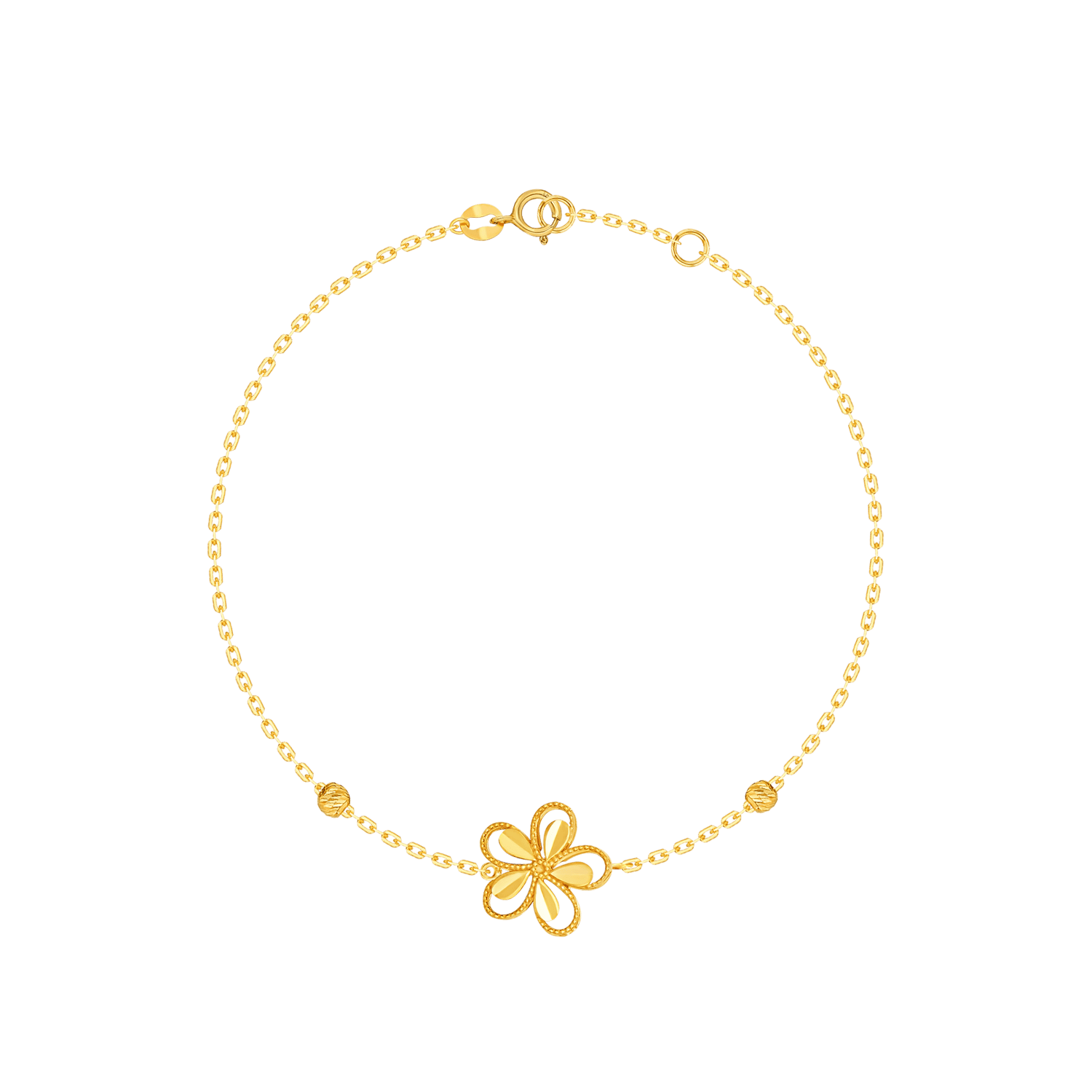Floret Bracelet in 21K Yellow Gold