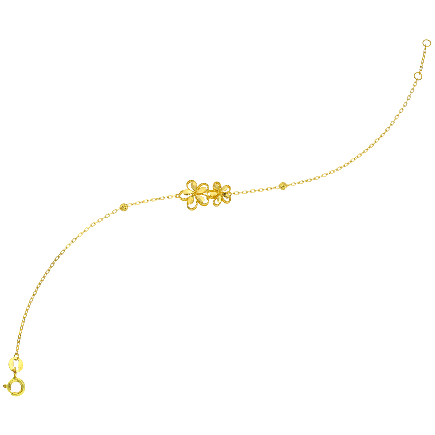 Anmol Floret 21k Yellow Gold Bracelet