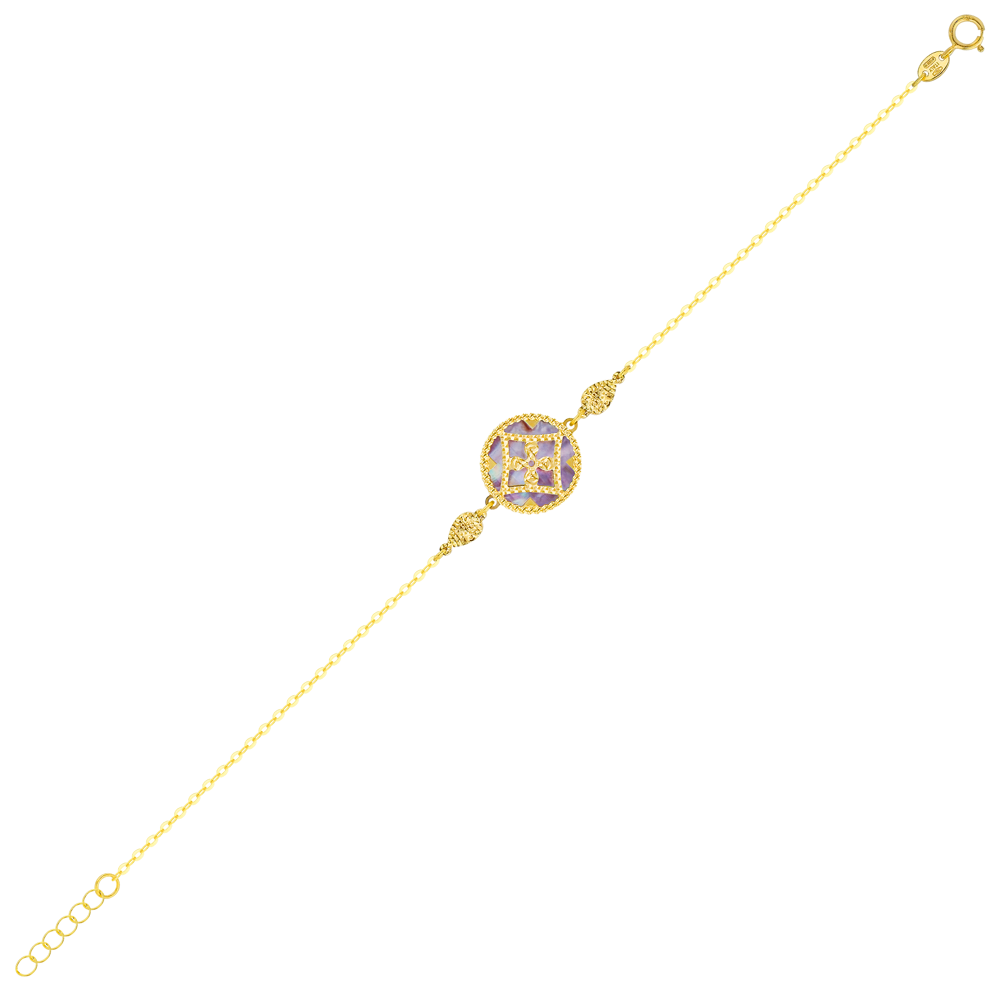 Versailles Single Motif Bracelet In 18k Yellow Gold