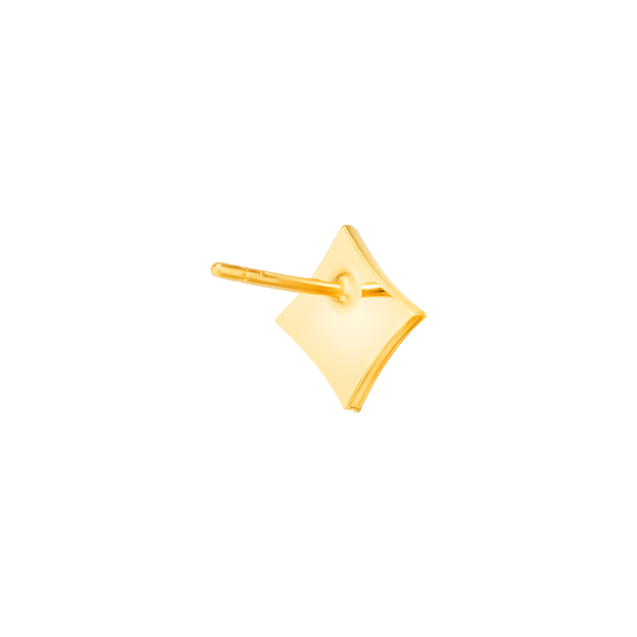 Versailles Garden Star Stud Earrings In 18k Yellow Gold