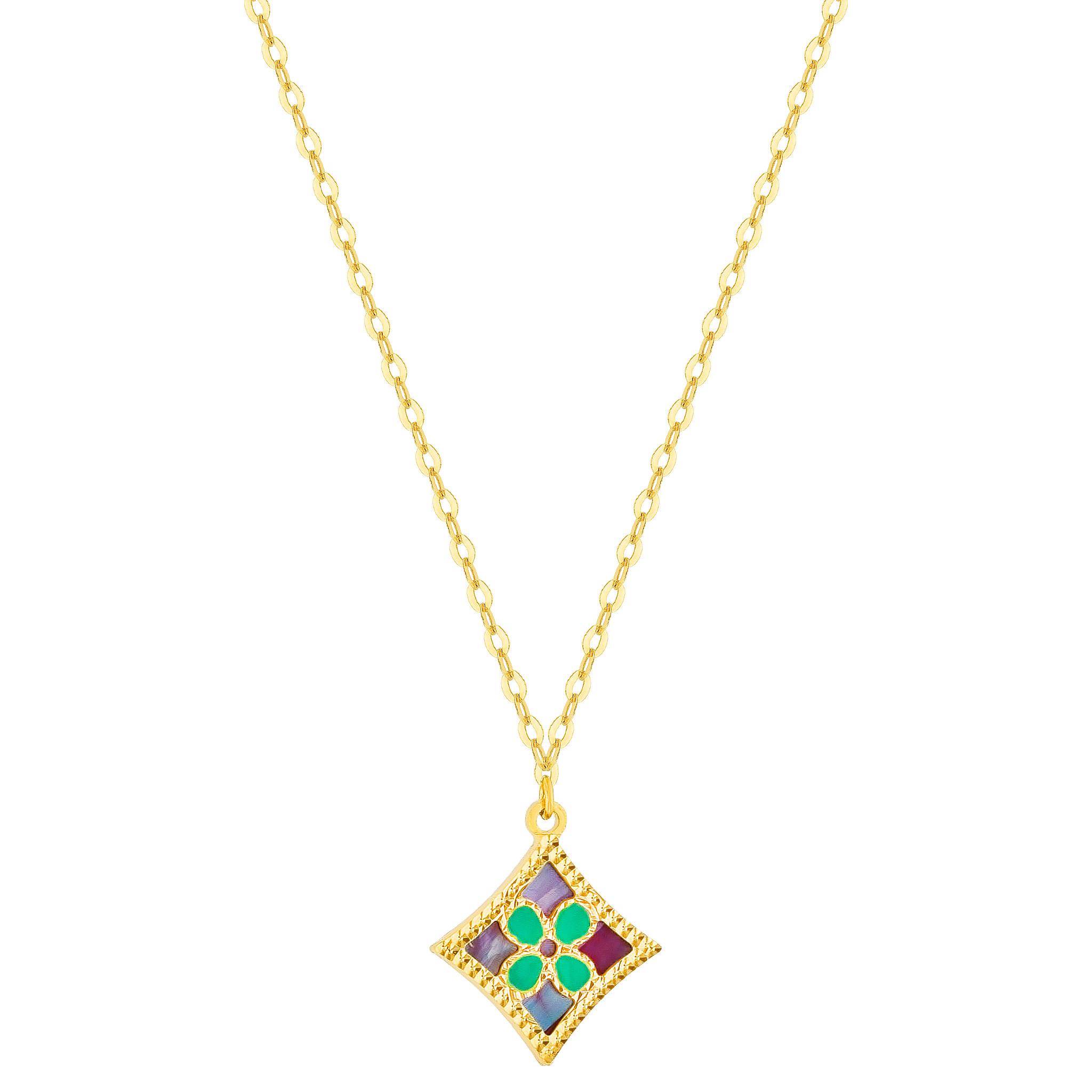 Versailles Garden Star Necklace In 18k Yellow Gold