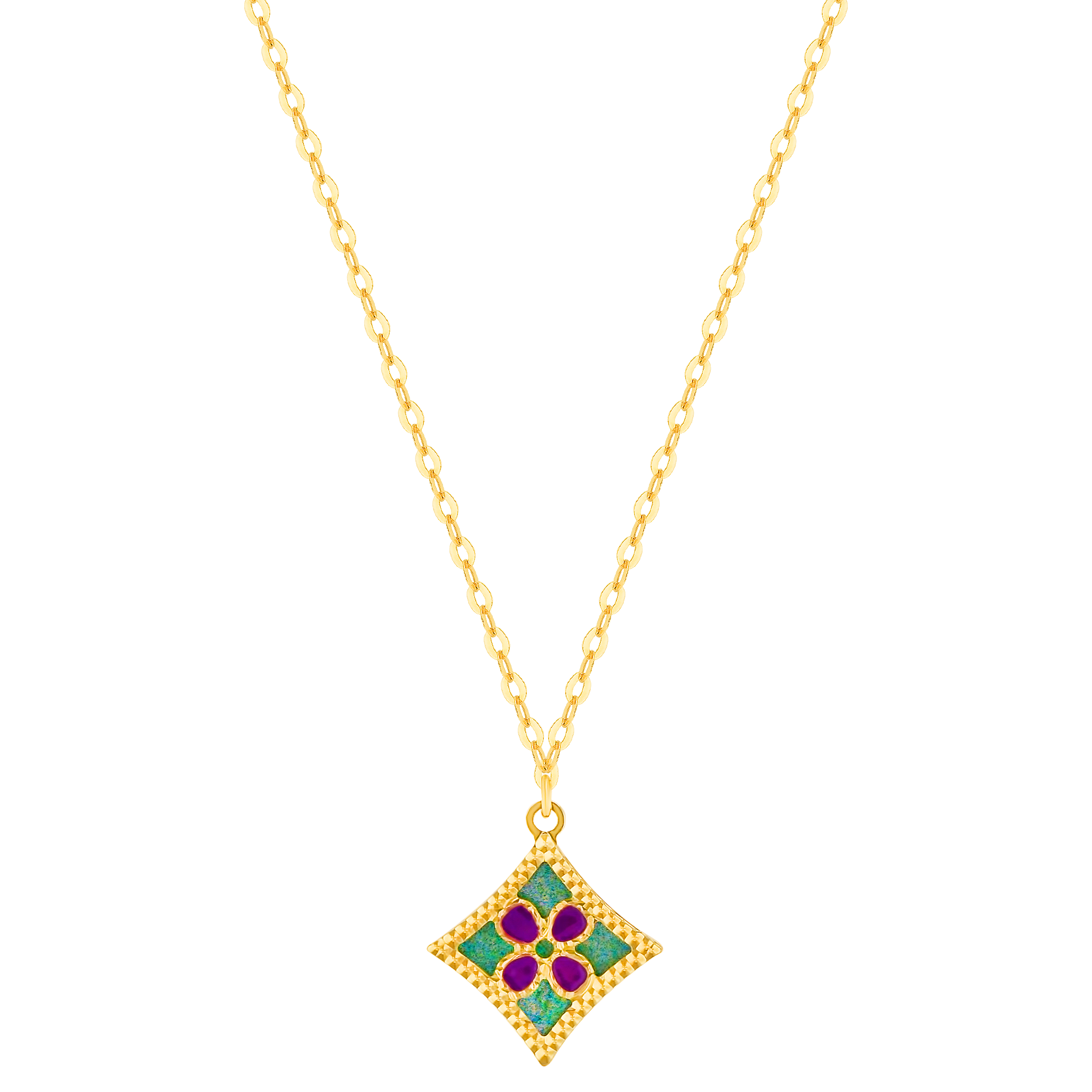 Versailles Garden Star Necklace In 18k Yellow Gold