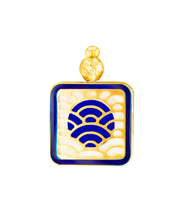 Tokyo Two Faced Square Drop Earrings In 18k Yellow Gold