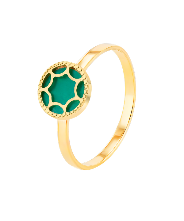 Roma Ring In 18k Yellow Gold