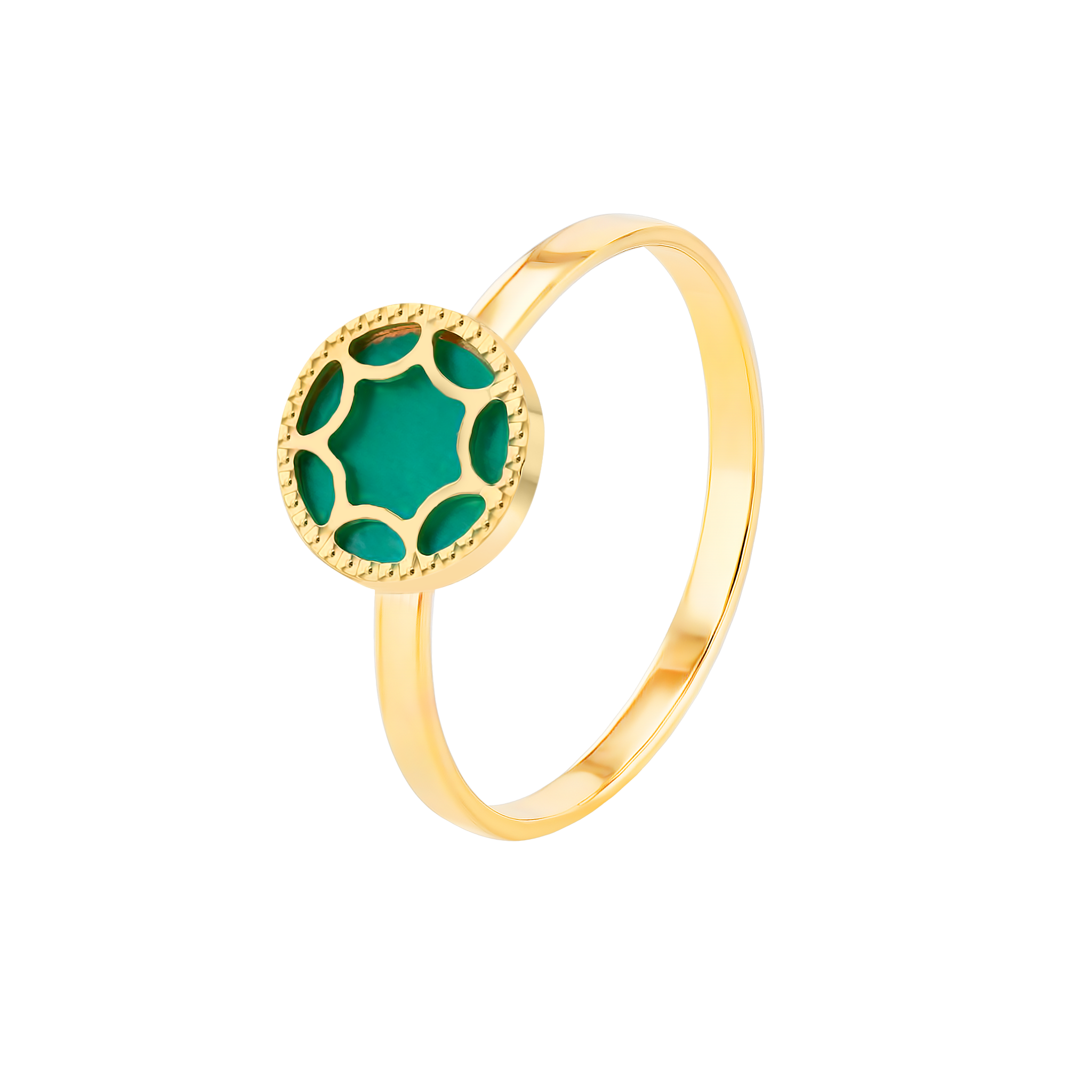 Roma Ring In 18k Yellow Gold