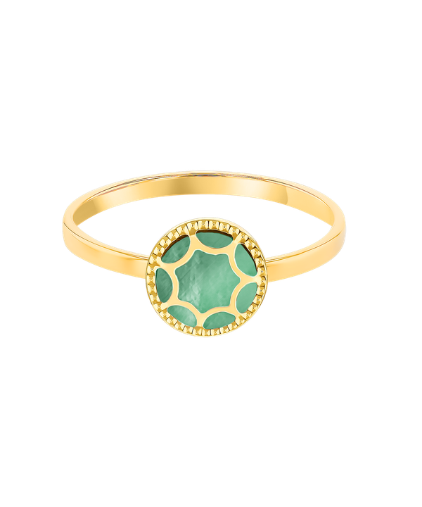 Roma Ring In 18k Yellow Gold